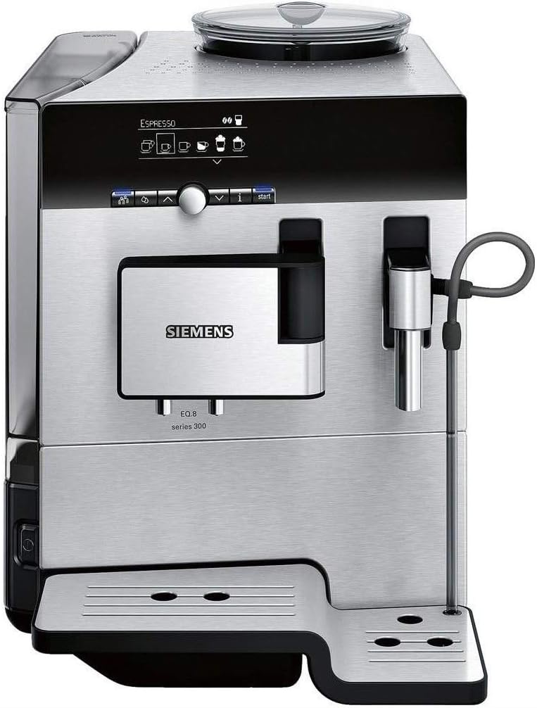Siemens Kaffeevollautomat, Schwarz/Silber, TE803209RW EQ.8 Series Edels