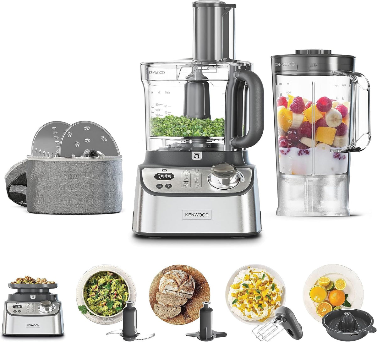 Kenwood Universalküchenmaschinen, Schwarz, MultiPro Express Weigh Küchenmaschine