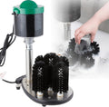 Gläserreinigungsmaschine, 1/3 PS, Edelstahl 304, Transparent, Elektrische Gläserspülmaschine mit 5 Bürsten, 240 U/m