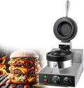 YXZYFPP Brotbackautomaten, Schwarz, 1200-W-Gewerbe-Elektrotoastergrill, Vielseitiger Hamburgermaker für Brot, Pfannkuchen und Sandwiches