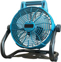 Ventilator, 22,9 cm, Weiß, Tragbarer Industrie, verstellbarer Kopf, 3 Geschwindigkeiten, für Werkstatt, Lager, Garage