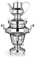 BEEM Teepressen, 1,3 l, 5 l, Silber, SAMOWAR Rebecca -, Teekocher elektrisch, Edelstahl, Wasserbehälter, Teekanne