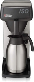 Bravilor Bonamat Kaffeemaschine, 2l, Schwarz/Silber, Iso Schnellfilter inkl. Thermoskanne