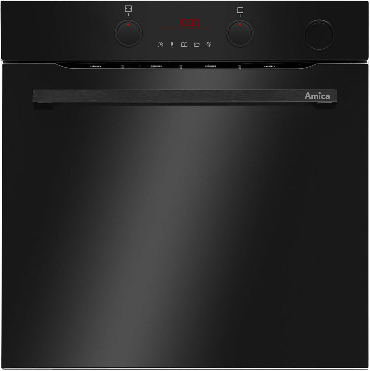 Amica Backofen, 60 cm, 800 V, 77 L, Schwarz