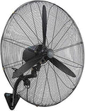 QUSYZD Ventilator, 55x65 cm, Rot, Industrieller Wand mit 3 Flügeln, großer Wand, 3 Geschwindigkeitsstufen, leise