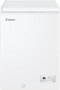 Candy Gefriertruhe, 97 Liter, 5,5 kg, Weiß, CHAE1002E, statisch, Gefrierschrank /24h, Energieklasse E