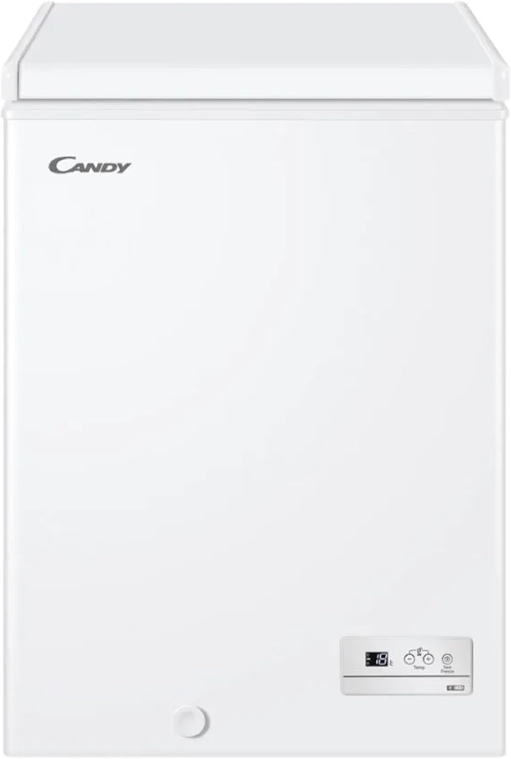 Candy Gefriertruhe, 97 Liter, 5,5 kg, Weiß, CHAE1002E, statisch, Gefrierschrank /24h, Energieklasse E