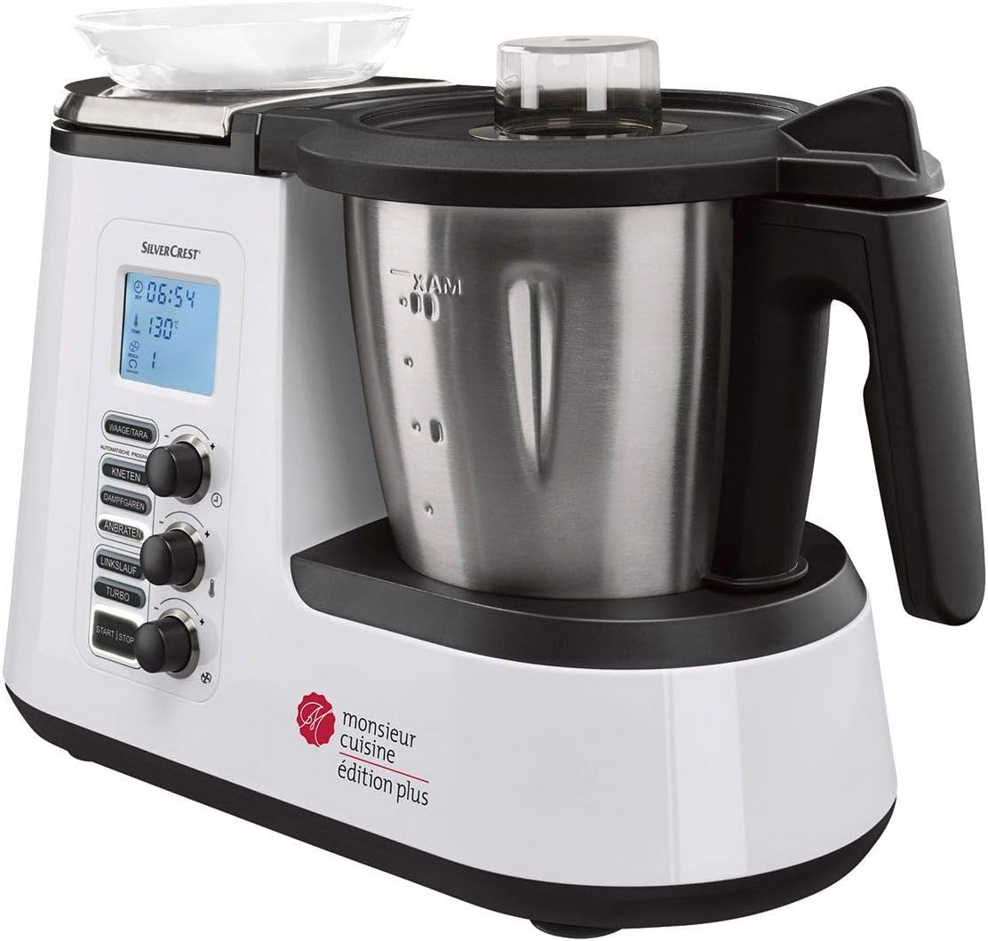 Silvercrest Küche,Haushalt & Wohnen,Elektrische Küchengeräte, Schwarz, Monsieur Cuisine Edition Plus, multifunktional