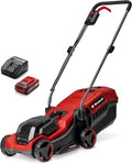Einhell Rasenmäher, 30 cm, 175 m, 65 mm, 18 V, Rot/Schwarz, Akku- GE-cm 18/30-1 Li BL (1x3, 0 Ah) Power X-Change (