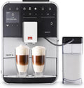 Melitta Kaffeevollautomat, silber/schwarz, Barista T Smart - mit Milchsystem, Kaffeemaschine mit Mahlwerk, für z. B. Cappuccino oder Espresso