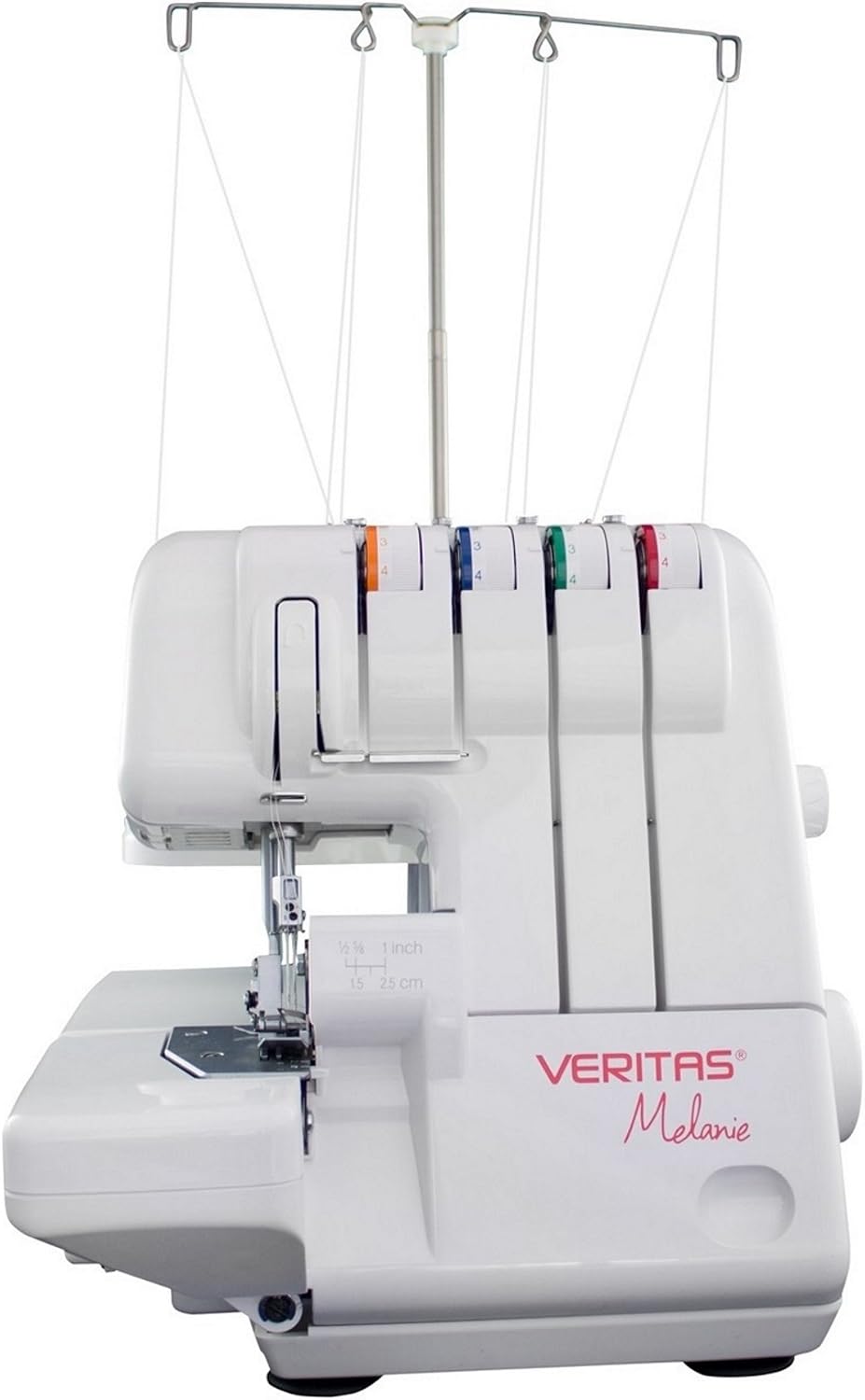 VERITAS Overlock-Nähmaschinen, Schwarz, Overlockmaschine Melanie