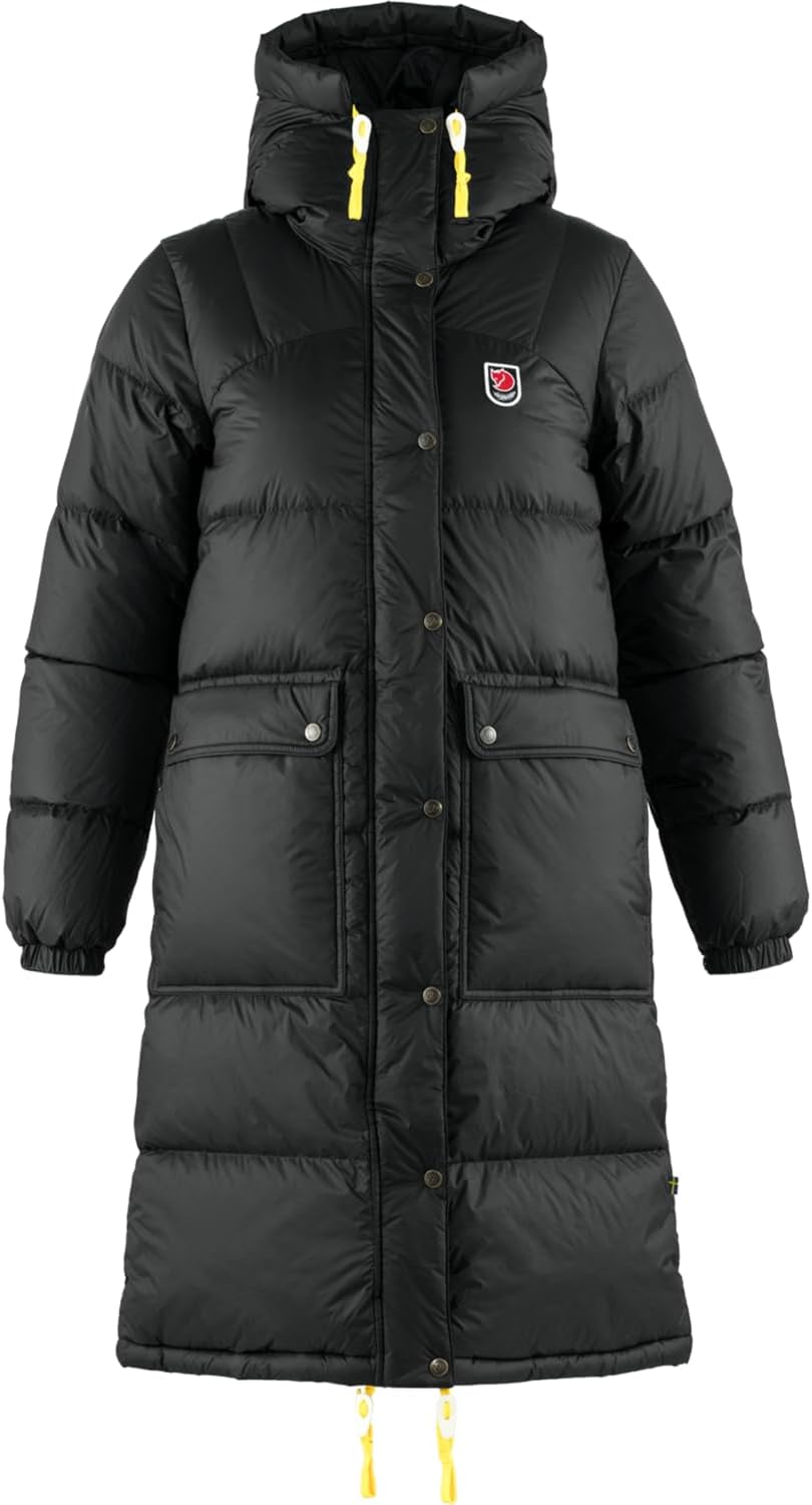 Fjällräven Daunenjacken, Schwarz, Fjallraven Damen Expedition Long Down Parka W Jacket
