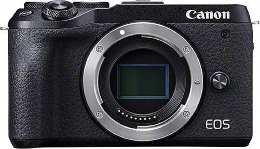 Canon Systemkamera, 3,0 Zoll, 7,5 cm, schwarz, EOS M6 Mark II Gehäuse Body (32, 5 Megapixel, APS-C CMOS Sensor