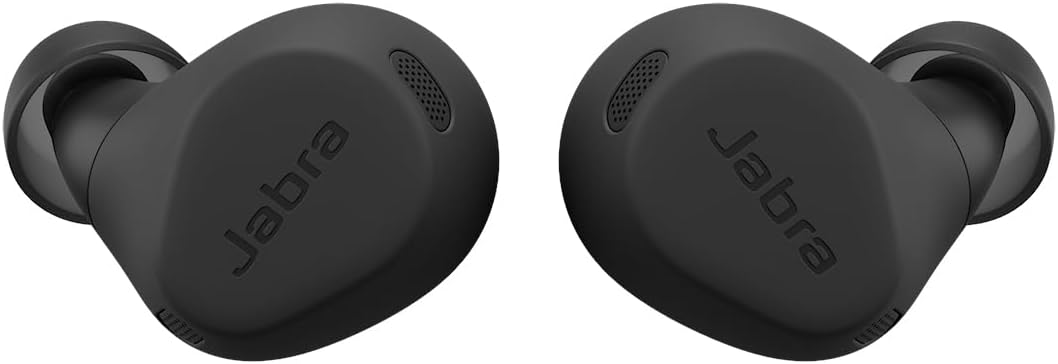 Jabra Smartwatch, Schwarz, Elite 8 Active schnurlose In-Ear-Bluetooth-Kopfhörer mit, hybrider aktiver Geräuschunterdrückung (ANC) und 6