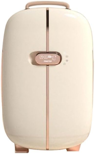 12 L Mini-Kühlschrank, 12 L, Weiß, Kosmetik-, Doppeltür, Retro-Beauty-Kühlschrank, tragbarer Kühlschrank mit konstanter Temperatur