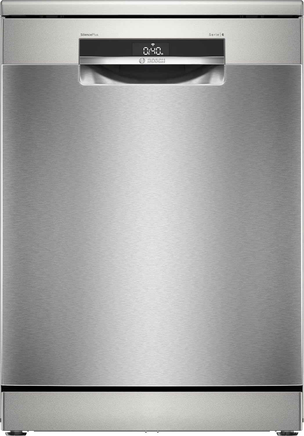 Bosch Geschirrspüler, 60 cm, Weiß, SMS6ECI15E Serie 6, freistehend, Home Connect, Extra Clean Zone: Intensive Reinigung bei hartnäckigen