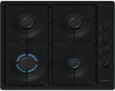 Bosch Kochfeld, Schwarz, PBP6B6K80 Serie 2 Gas