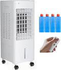 voyfu Mobiles Klimagerät, 12 L, Grau, Evaporative Air Conditioner 4-in-1 Portable Air Cooler