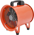Dettchan Gebläse, 10M, Orange/Schwarz, Industrieventilator Axial Industrielüfter Ventilator
