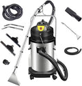 Qiang Staubsauger, 40 L, Schwarz, Professionelle Teppichreinigungsmaschine, 230 mbar Saugleistung, Separater Frisch- & Abwassertank