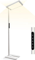 ShineMuse Standleuchten & Deckenfluter, 198 cm, 60 W, 50 W, Schwarz, Büro Stehlampe, UGR 98, 7000lm, 4000K, Vollspektrum
