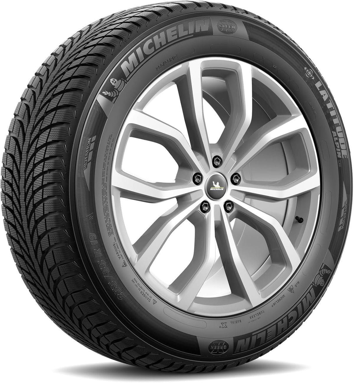 MICHELIN PKW, Schwarz, Latitude Alpin LA2 M+S - 235/55R19 101H - Winterreifen