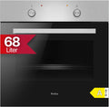 Amica Backofen, 59,5x59,5x57,5 cm, 68 L, Schwarz/Silber, Einbau Steam Clean ABE 9410 E