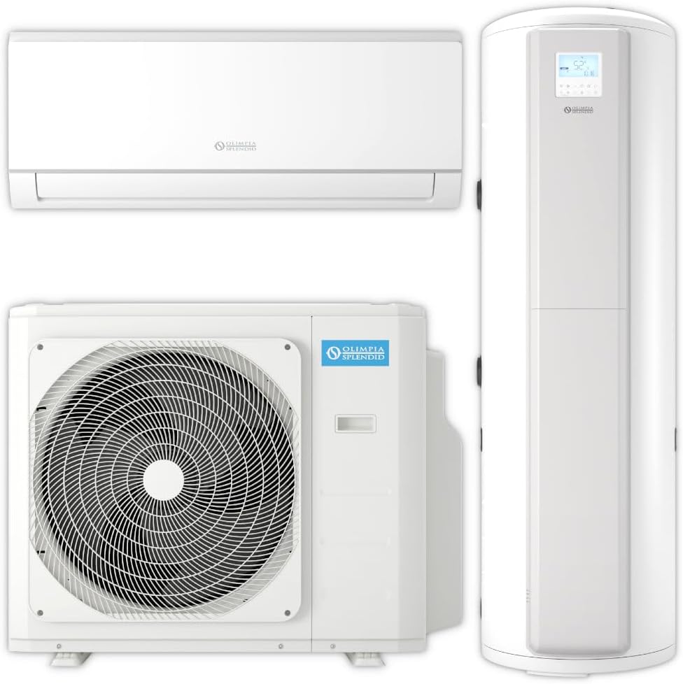 ThermoFlux Split-Klimaanlage, Grau, OLIMPIA SPLENDID Split Klimaanlage Set