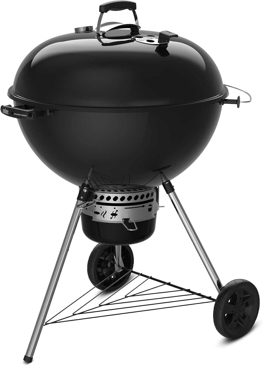 Weber Holzkohlegrill, 66 cm, Schwarz, Master-Touch