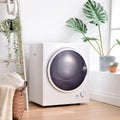 DRIXNO Wäschetrockner, 50x42x59 cm, 2,5 kg, 850w, Weiß, Ablufttrockner Trockner Mini Dryer Machine, / / /, Überhitzungsschutz