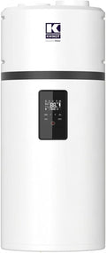 Techomey Wärmepumpen, 110 L, Weiß/Schwarz, Luft-Wärmepumpe Warmwasser, Warmwasser Wärmepumpe, Vertikale Wandmontierte Warmwasser Wärmepumpe