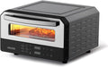 VEVOR Pizzaofen, 30,5 cm, Schwarz/Silber, intelligenter Indoor- mit 5 voreingestellten Arbeitsplatten, Pizzakocher mit Touch-Srceen