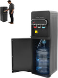 Armanyya Kühler & Wasserspender, 550 W, PVC, Schwarz, Bodenstehender Wasserspender, Heißwasserspender & Wasserspender mit Kühlung