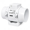 Airflow Ventilatoren, 125 mm, 280 m, Grau, AV125T Inline-Rohrventilator mit Timer