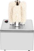 Edelstahl Gläserreinigungsmaschine, 1200 W, Edelstahl 304, Silber, Gläserpoliermaschine Weinglas Poliermaschine