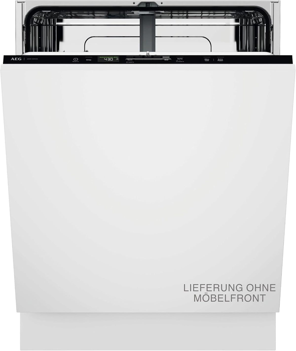 AEG Geschirrspüler, 60 cm, 44 dB, Silber, Vollintegrierter 6000, Spülmaschine, kraftvolle Reinigung mit 3x besserer Sprühabdeckung & viel