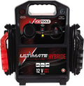 KS Tools Starthilfekabel, Schwarz/Rot, 550.1870, Hybrid-Booster 1800 A beim Starten