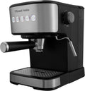 Russell Hobbs Kaffeemaschine, 1,5 l, Schwarz/Silber, Espressomaschine Heaton, Für Kapseln & Kaffeepulver