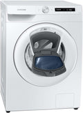 Samsung Waschmaschine, 8 kg, Weiß, WW80T554ATW/S2, 1400 U/min, Ecobubble, AddWash, WiFi-SmartControl, Hygiene-Dampfprogramm