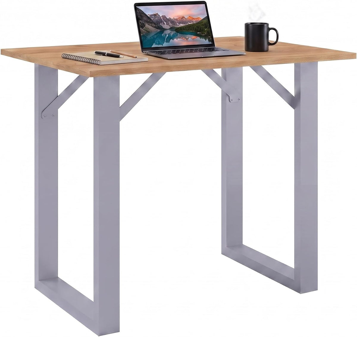 VCM Bartische & -theken, 140x50 cm, Schwarz, Bartisch, Tresen, Stehtisch, hoher Tisch, Bartresen, Hochtisch - Xona