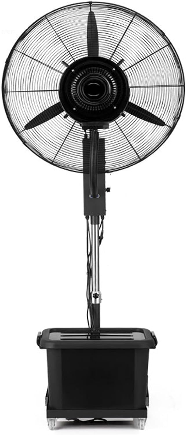 Sprühnebel Ventilator, 40 L, Weiß, mit Tank 90° Oszillation Outdoor Industrieller Nebel 3, Restaurant Im Freien