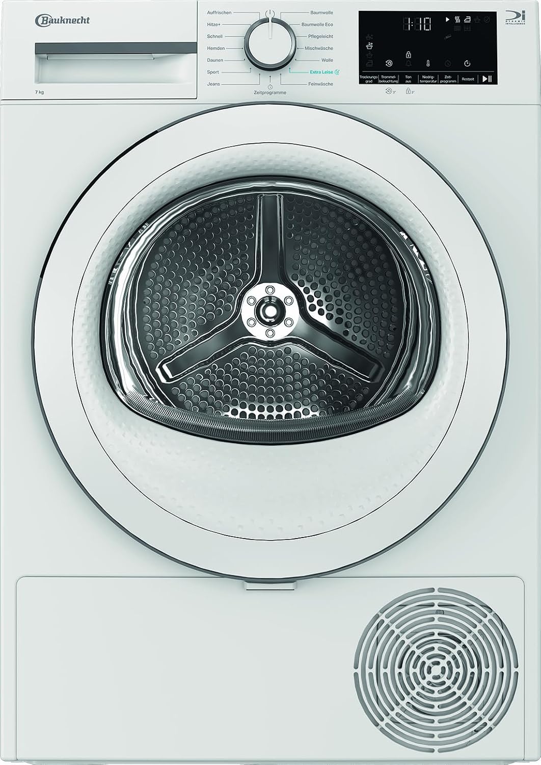 Bauknecht Wäschetrockner, 7 kg, Weiß, BT 7RC WW Wärmepumpentrockner / /EEK C/Precision Dry -, weiss