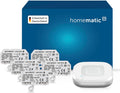 Homematic IP Markise, Blau/Weiß, Access Point 2 + 5x Rollladenaktor, Unterputz, Smart Home, Digitale Steuerung für 5 Rollläden per App