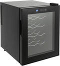 Weinkühler Weinkühlschrank, kaltgewalzte Folie, PVC, Metall, gehärtetes Glas, Transparent