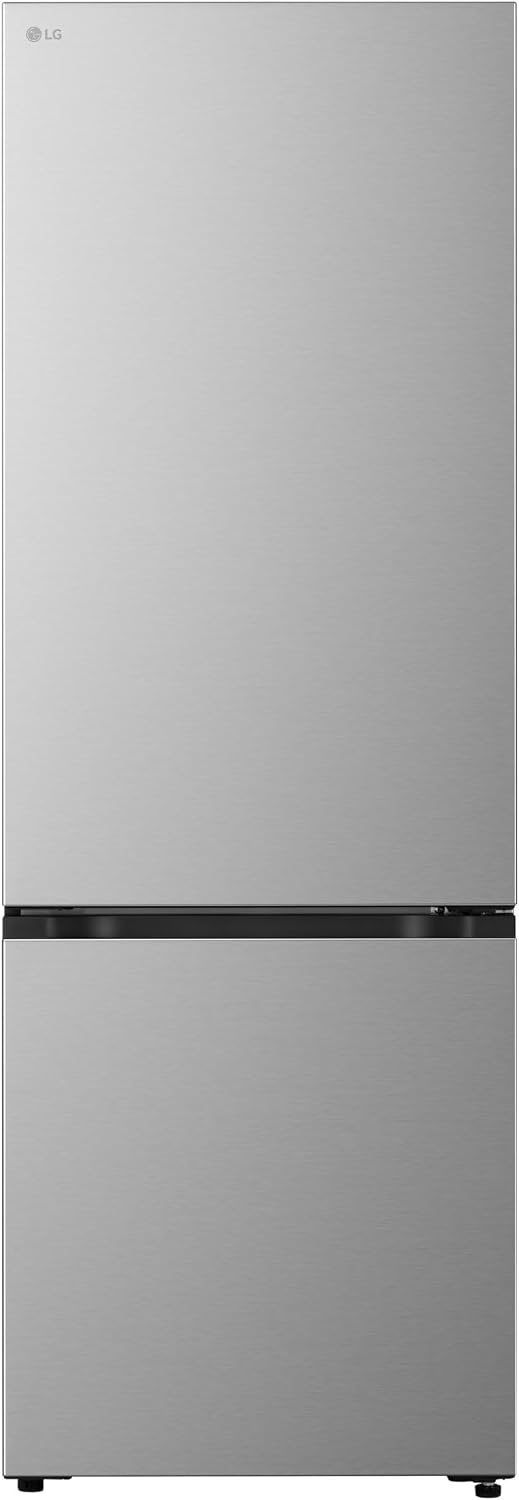 LG Kühlschrank, 70 cm, 465 l, Silber, GBBW322DPY Fit & Max kombinierter, Breite, Klasse C, intelligente Kühlung mit AI Fresh