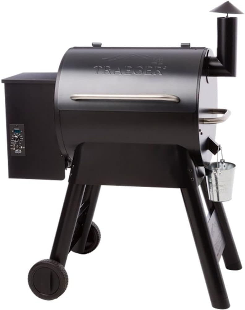 Traeger Holzpelletgrills, 3690 cm, schwarz/blau, Pro Series 22 Grill Barrel Pella oder Pellet schwarz, blau, barbecue Grill