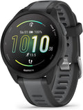 Garmin Smartwatch, 43 mm, Schwarz, Forerunner 165 - Lauf-, 2' AMOLED Touchscreen, bis zu 11 Tage Akkulaufzeit, 25+ Sport-Apps