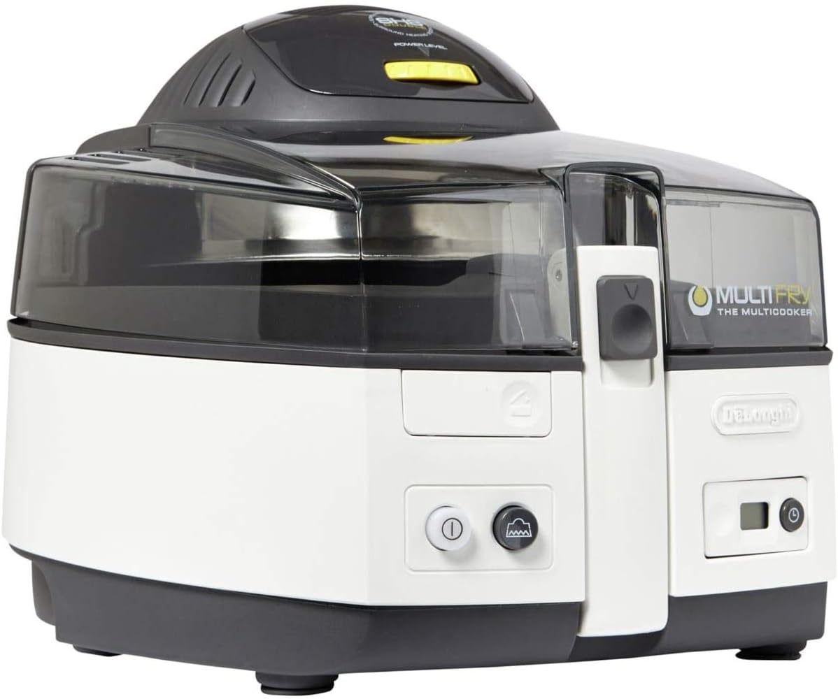 De'Longhi Heissluftfritteuse, grau, Heißluftfritteuse MultiFry CLASSIC FH1163 Multicooker mit, auch zum Brotbacken