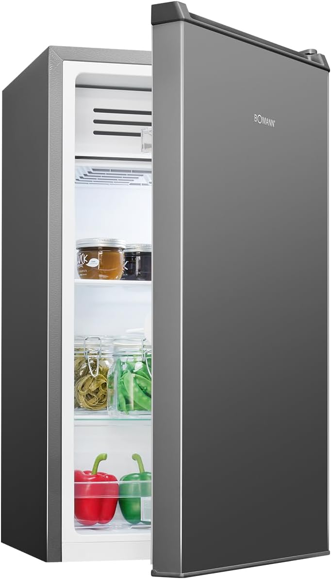 Bomann Kühlschrank, Silber, mit Frostfach