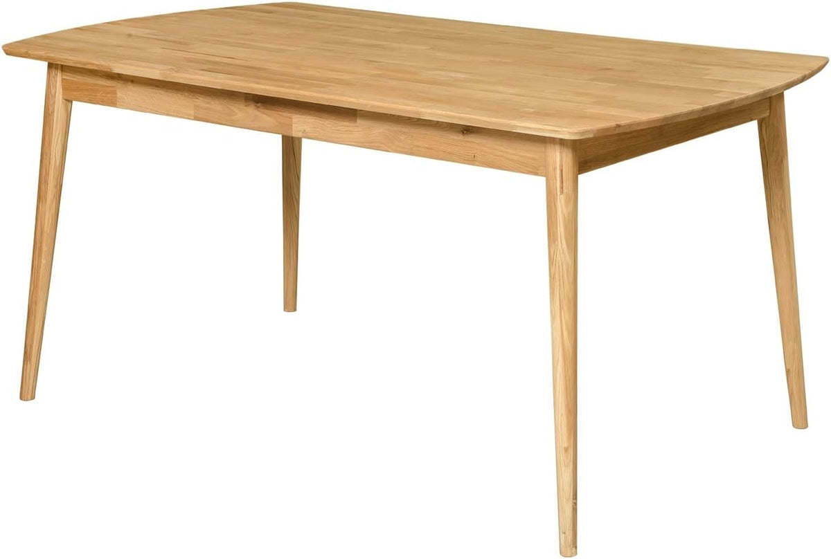Nordic Story Esstisch, 180 x 100 x 75 cm, Natur, Scandi 1 (eckig) • Holztisch aus Massivholz (Eiche) • Tisch
